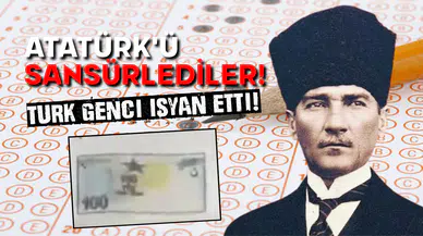 Yayınevinden Atatürk Sansürü: Test Kitabında Tepki Çeken Görüntü!