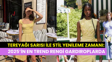 2025 yılının favori rengi belli oldu: Tereyağ sarısı ile şıklık ve rahatlık bir arada