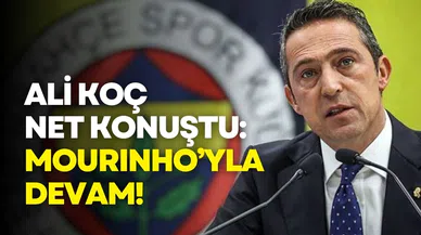 Ali Koç: İstifa etmeyi doğru bulmuyorum, Mourinho’yla devam!