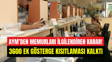 Anayasa Mahkemesi’nden memurları ilgilendiren karar: 3600 ek gösterge şartı iptal edildi
