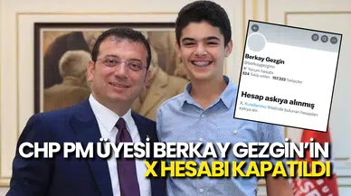 Berkay Gezgin’in X Hesabı, İmamoğlu Fotoğrafı Gerekçesiyle Kapatıldı!