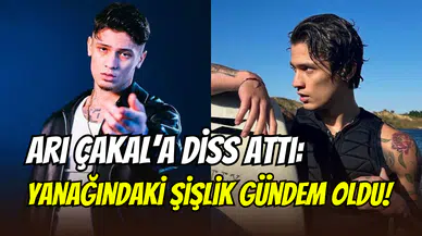Çakal’ın yanağını arı soktu: ‘’Flow’uma dayanamadı’’
