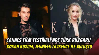 Cannes Film Festivali’ne Türk damgası: Boran Kuzum, Jennifer Lawrence ile aynı karede