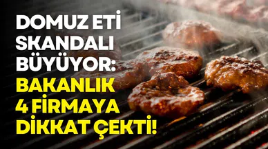 Domuz eti skandalı büyüyor: Bakanlık 4 firmaya dikkat çekti!