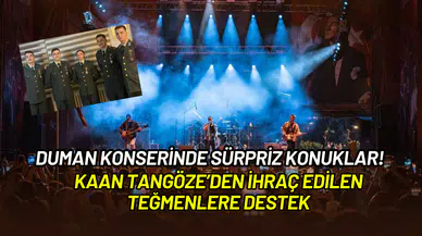 Duman’dan İzmir’de unutulmaz 19 Mayıs konseri: Kaan Tangöze’den ihraç edilen teğmenlere destek