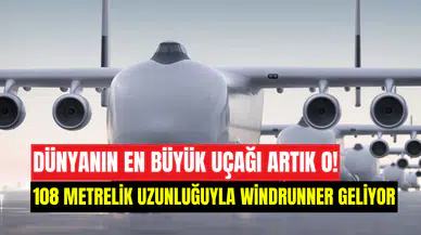 Dünya tarihinin en büyük uçağı: 108 metrelik dev WindRunner geliyor