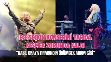 Kalbime inecek dedi, konseri yarıda kesti: Ece Seçkin konserine ara vermek zorunda kaldı