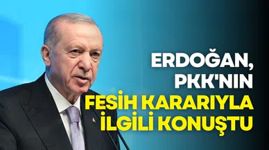 Erdoğan: PKK'nın fesih kararıyla yeni bir dönemin kapıları açılmıştır