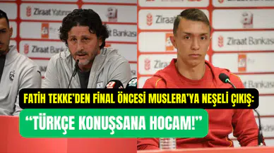 Fatih Tekke ile Muslera’nın dostane atışması: ‘’Türkçe konuşsana, güzel konuşuyorsun’’