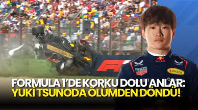 Formula 1’de Korku Dolu Anlar: Yuki Tsunoda Ölümden Döndü!