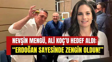 Gazeteci Nevşin Mengü’den Ali Koç çıkışı: ‘’Bir günde servetini kaybedersin’’