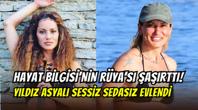 Hayat Bilgisi’nin Rüya’sından sürpriz nikah: Yıldız Asyalı sessiz sedasız evlendi