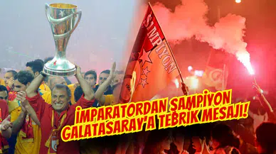 İmparator Fatih Terim’den Şampiyon Galatasaray’a Tebrik Mesajı