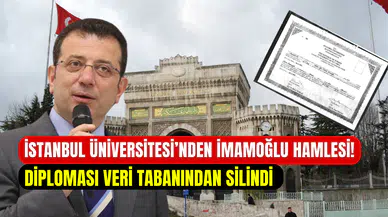 İstanbul Üniversitesi’nden Ekrem İmamoğlu hamlesi: Diploması veri tabanından silindi