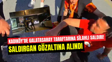 Kadıköy’de Galatasaray taraftarına silahla saldıran kişi yakalandı