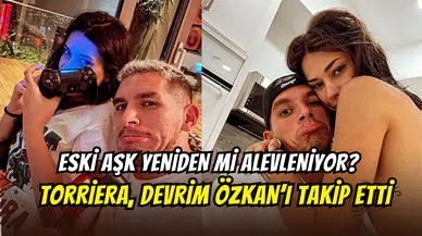 Lucas Torreira’nın kalbi karışık mı? Eski sevgilisi Devrim Özkan’ı yeniden takip etti