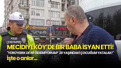 Mecidiyeköy'de İşe Gitmeye Çalışan Bir Baba, Polis Ablukasına Takıldı!