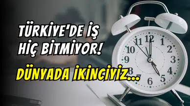 OECD, dünyada en çok çalışan ülkeler listesini açıkladı: Türkiye ikinci sırada