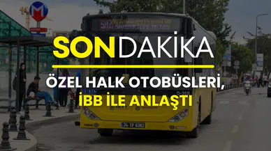 Özel halk otobüsleri, İBB ile anlaştı: Seferler yeniden başlıyor