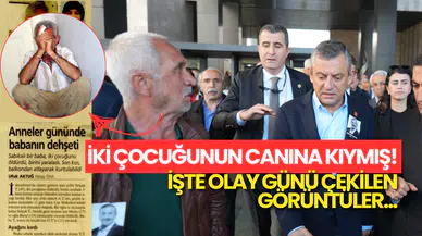 Özgür Özel'e Saldıran Şahıs İki Çocuğunun Canına Kıymış! İşte Olay Günü Çekilen Görüntüler...