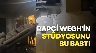 Rapçi Wegh'in stüdyosunu su bastı