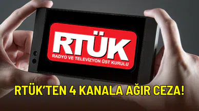 RTÜK’ten 4 kanala ağır yaptırım: Gerekçe ‘yayın ihlali’