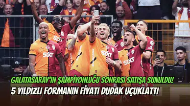 Şampiyonluk sonrası fiyatı açıklandı: Galatasaray’ın 5 yıldızlı forması 6 bin TL’ye satılıyor