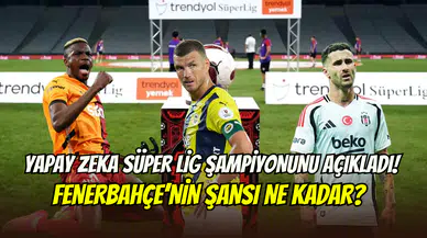 Süper Lig’de son 4 haftaya girildi: Yapay zekaya göre şampiyon kim olacak?