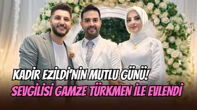 Temizlik fenomeninden evlilik sürprizi: Kadir Ezildi ile Gamze Türkmen evlendi