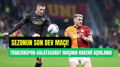 Trabzonspor-Galatasaray maçının hakemi açıklandı: Dev mücadelede Atilla Karaoğlan düdük çalacak