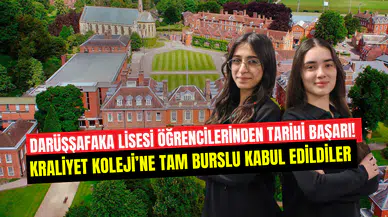 Türk öğrencilerden tarihi başarı: Darüşşafaka Lisesi’nden iki öğrenci İngiltere yolcusu