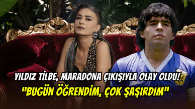 Yıldız Tilbe’den olay Maradona çıkışı: ‘’Vefat ettiğini yeni öğrendim’’