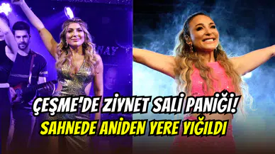 Ziynet Sali hayranlarını korkuttu: Çeşme konserinde sahnede bayıldı