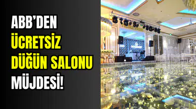 ABB’den genç çiftlere jest: Sosyal destek alan ailelere düğün ücretsiz