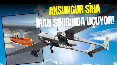 Türk Hava Kuvvetleri'ne ait Aksungur SİHA, şu anda İran sınırında