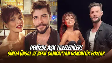 Bodrum’da aşklarını tazelediler: Sinem Ünsal ile Berk Cankat’ın deniz keyfi
