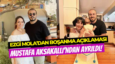 Ezgi Mola sosyal medya hesabından duyurdu: Eşi Mustafa Aksakallı ile evliliğini noktaladı