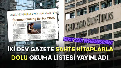 İki ABD Gazetesinden Skandal: Yapay Zeka Uydurması Kitaplarla Dolu 2025 Listesi Yayınlandı!