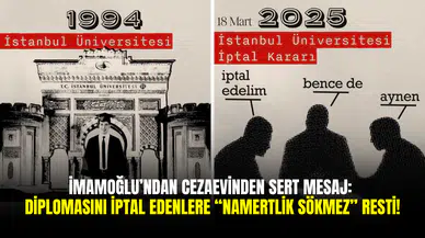 İmamoğlu’ndan Diploma İptaline Sert Tepki! Cezaevinden Video Yayınladı!