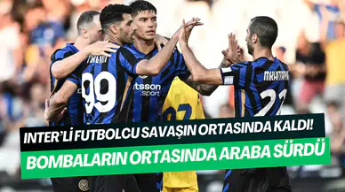 Inter’in yıldızı savaşın ortasında kaldı: Mehdi Taremi’nin mucize kaçışı