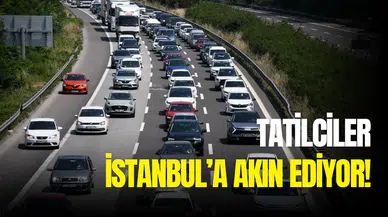 Kurban Bayramı sonrası tatilciler İstanbul’a akın ediyor! İşte bölge bölge yollarda yoğunluk haritası