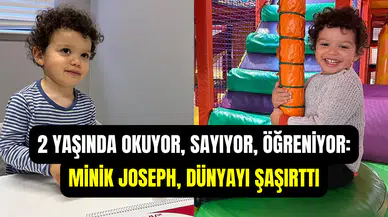 Mors ve Yunan alfabesi biliyor: İki yaşındaki Joseph, Mensa’ya kabul edildi