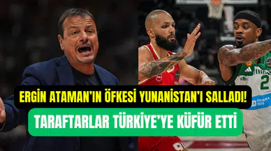 Olympiakos-Panathinaikos derbisinde kriz: Türkiye’ye küfür, Ergin Ataman’a tutuklama talebi