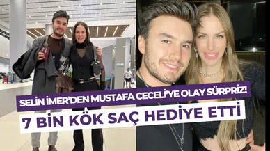 Selin İmer’den eşine espri dolu sürpriz: Mustafa Ceceli’ye 7 bin kök saç hediye etti