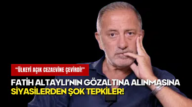 Siyasilerden Fatih Altaylı’nın Gözaltına Alınmasına Sert Tepkiler!
