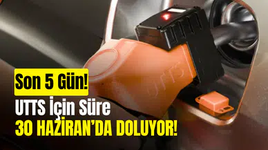 Son 5 Gün! UTTS İçin Süre 30 Haziran’da Doluyor: TTB Takmayanlara 140 Bin TL'ye Kadar Ceza!