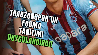 Trabzonspor yeni sezon formalarını tanıttı: Lansman filmi yüreklere dokundu