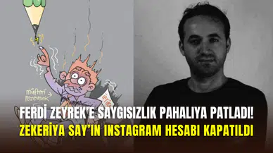 Yeni Akit Haber Müdürü Zekeriya Say’ın Instagram hesabı kapatıldı