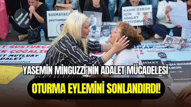 Ahmet Minguzzi’nin annesi Yasemin Minguzzi: ‘’Eylemi sonlandırıyorum, ölüm tehditleri alıyorum’’