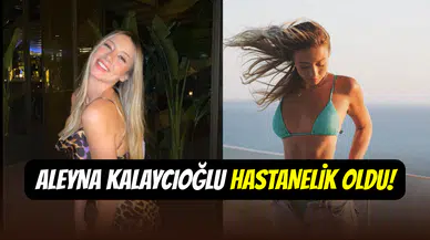 Aleyna Kalaycıoğlu’ndan endişelendiren haber: Klip çekiminde hastanelik oldu